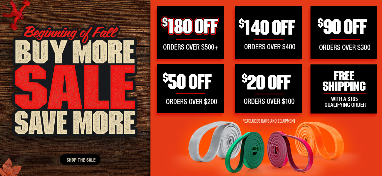 Fall buy more save more sale