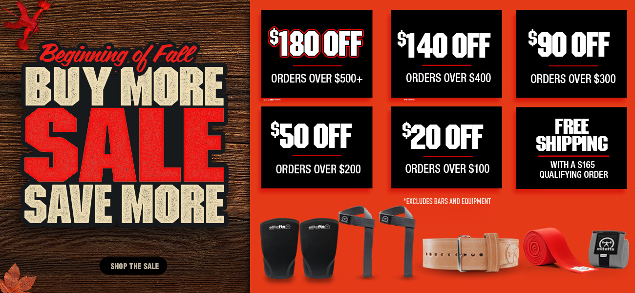 Fall buy more save more sale