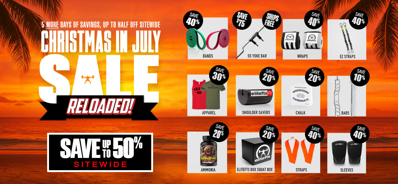 christmas in july sale