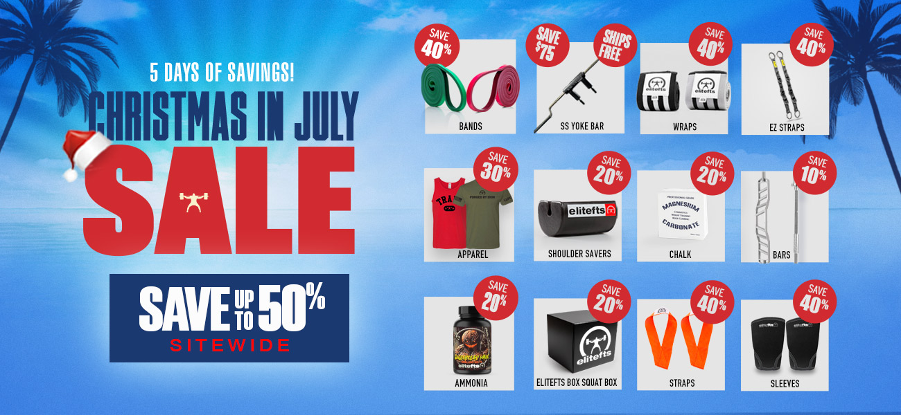 christmas in july sale
