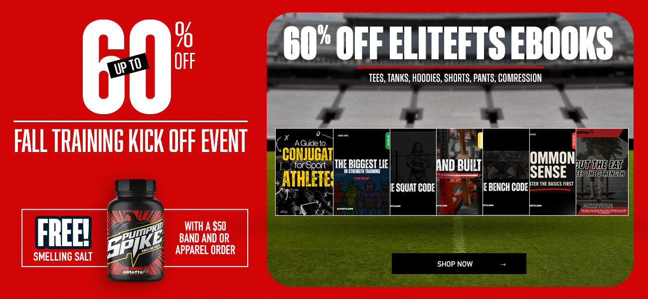 fall training sale