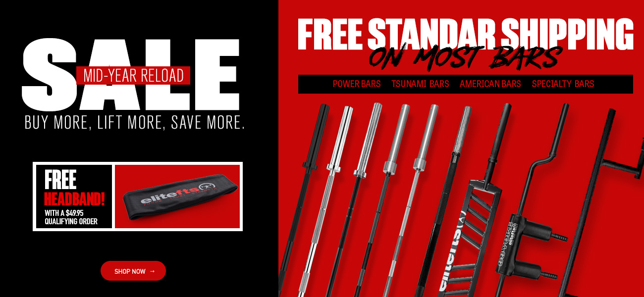 free standard shipping on most bars