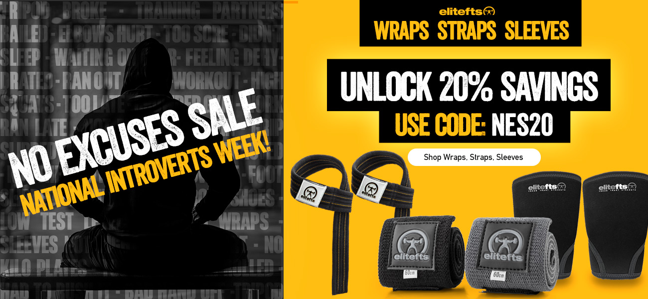 no excuses wraps, straps, sleeves sale