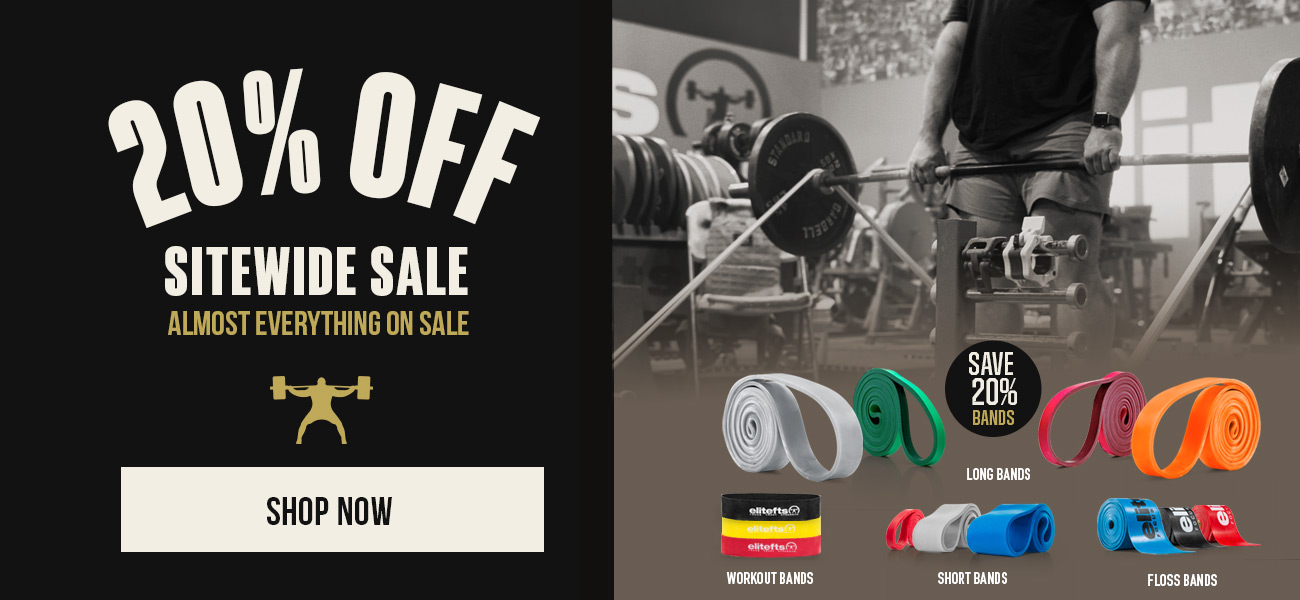 save 20% on elitefts bands
