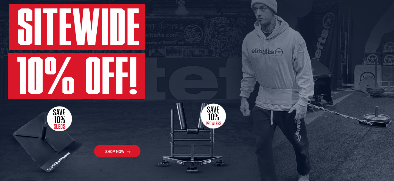 save 10% on elitefts prowlers sleds