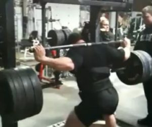 Cambered Bar Box Squat