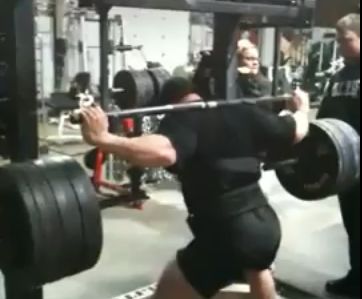 Cambered Bar Box Squat