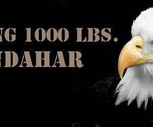 Fighting 1000 lbs. in Kandahar
