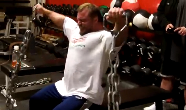 Seated Lateral Raise With Chains