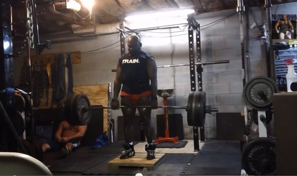 Deficit Deadlift off a 3" Block