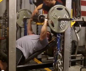 Incline Press with Shoulder Saver Bar & Chains - Contrast Set