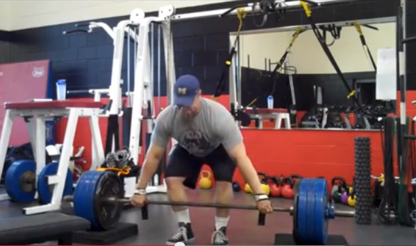 Snatch Grip Deadlift from Mats