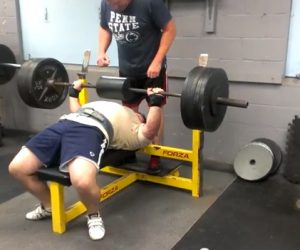 Bench Press with Elitefts™ Shoulder Saver Pad