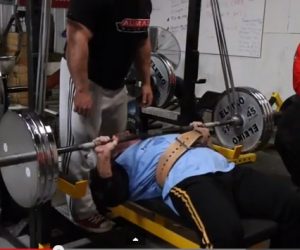 Elitefts™ Reverse Band Bench Press Drop Set with Forced Negative