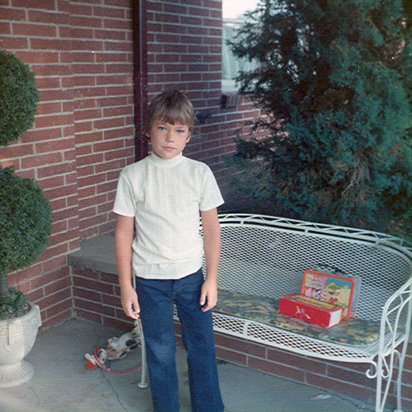 Dave and his lunchbox.