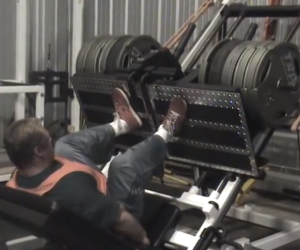 Dead Stop Leg Presses