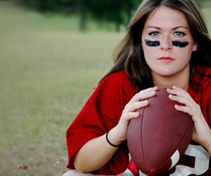 The Courage of the Female Football Player