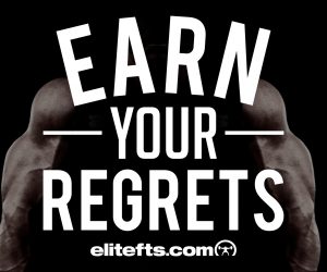 Earn Your Regrets