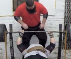 Matt Wenning 455-Pound Bench with Bands