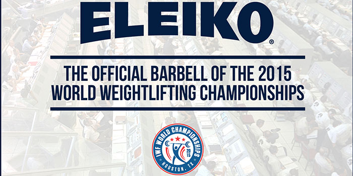 Eleiko Lands 2015 World Weightlifting Championships