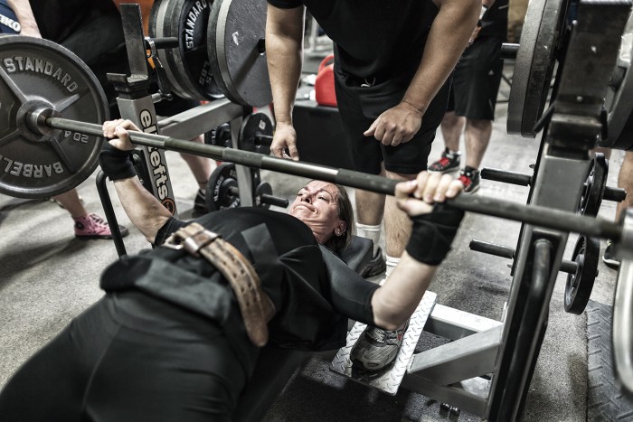 Bench - shirt work, tricep death and destroying the college kids (videos)