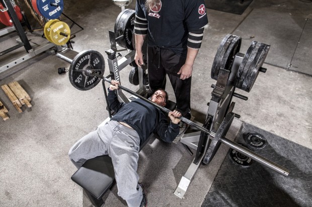 Dynamic Band Bench and Lockout work