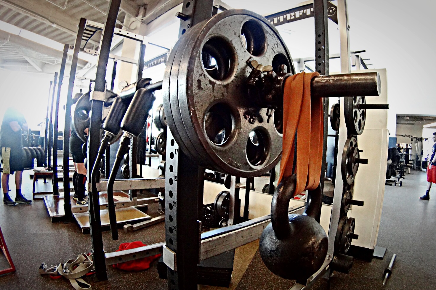 Video: SS Yoke Bar Squats w/ Hanging Kettlebells - Best/Worst Idea Ever