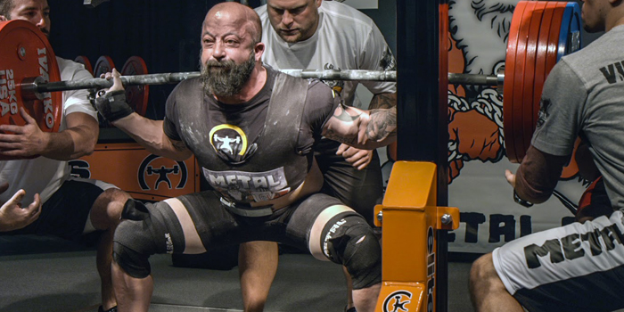 4/18- Equipped Squats onto a High Box w/team video, 6 Weeks out from the APF Equipped Nationals