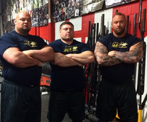 Brian Shaw, Zydrunas Savickas BIG Z & Hafþór Júlíus Björnsson at elitefts™ Compound 