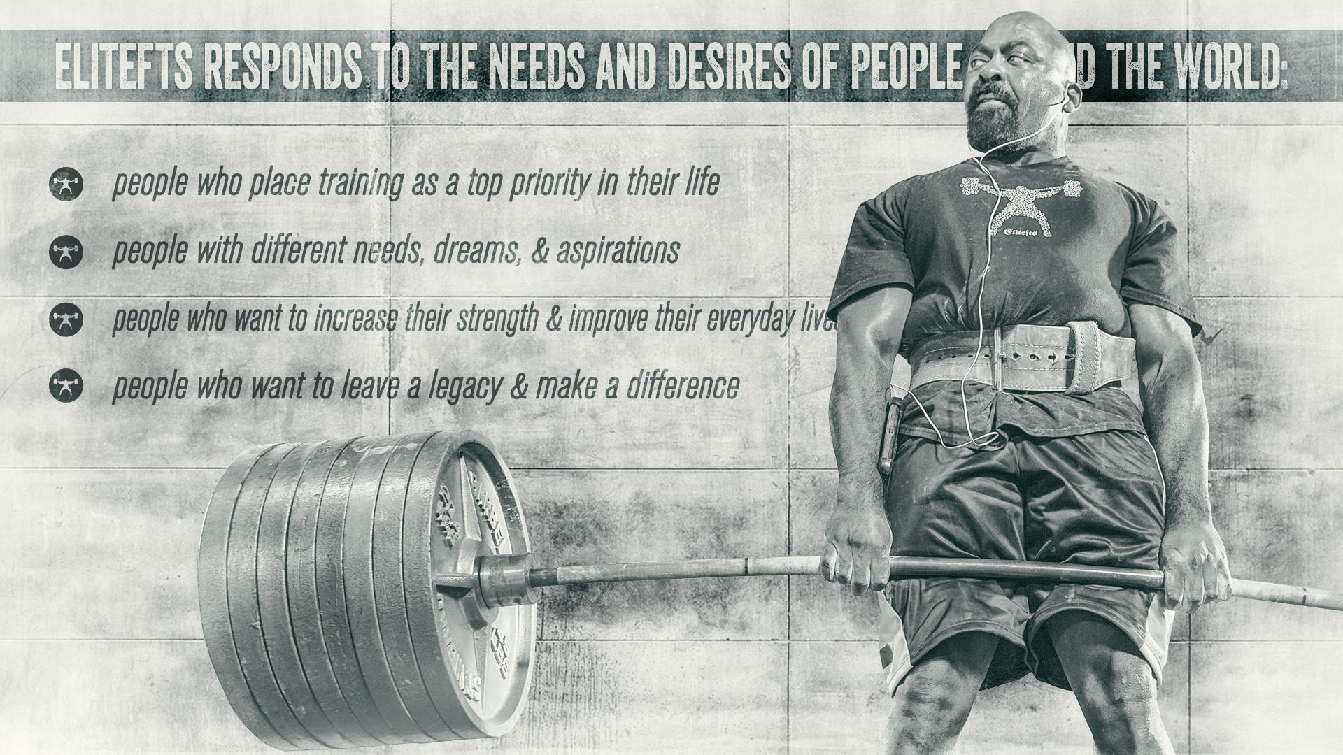 It's More Than Lifting...