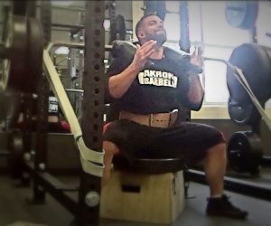 Video: Front-Loaded SS Yoke Bar Squats to Work on Upper Back Strength/Technique