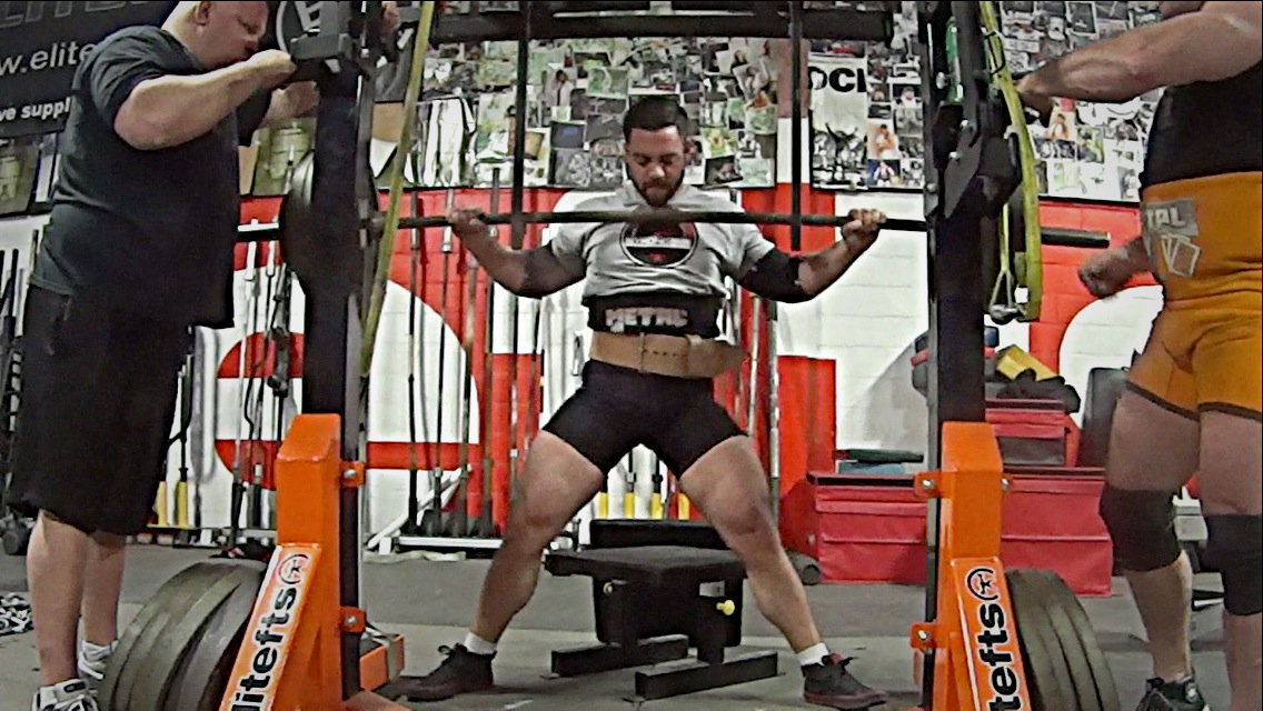 Video: Box Squats & Speed Pulls on Deficit @ EliteFTS Compound