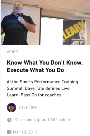 Dave Tate Know