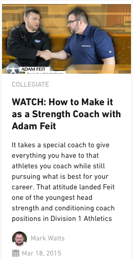 Adam Feit Video