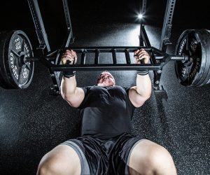 Max Effort Upper: Swiss Bar Floor Press [PR] at American Strength