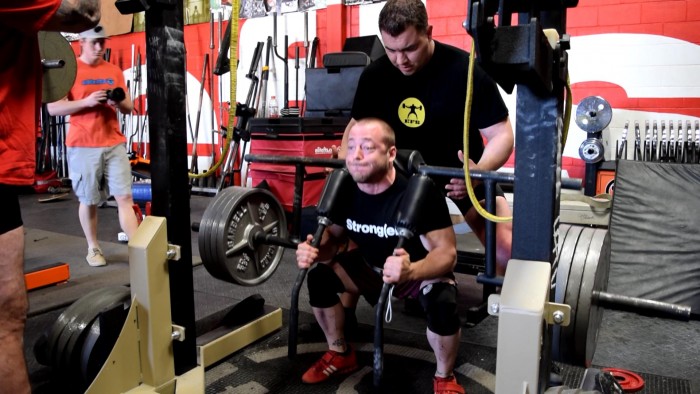 Leg Training with Spider Bar Box Squats