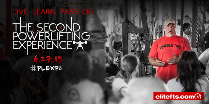 Register Now For The Second elitefts™ Powerlifting Experience