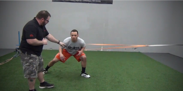 WATCH: Two Lateral Speed Drills with Bands to Improve Change of Direction 