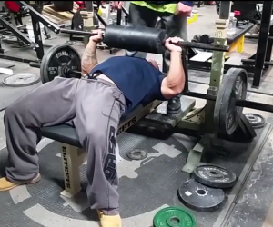 Cambered Squat Bar... Bench Press?