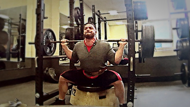 Video: Box Squats Wk 4 - 405x11 & Straight Leg Deadlifts