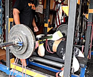 Dynamic Effort Upper: Close Grip Swiss Bar PR