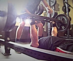 March 2018 Week 2 - Day 4: Pause Swiss Bar Floor Press up to 265x7