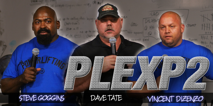 WATCH: Tate, Dizenzo, and Goggins Present Coaching Methods from The Powerlifting Experience