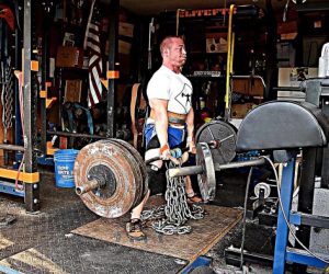 DE Lower: Cambered Bar Speed Squats, Pause Squat Cardio, Heavy Deads vs Chains (w/VIDEO)