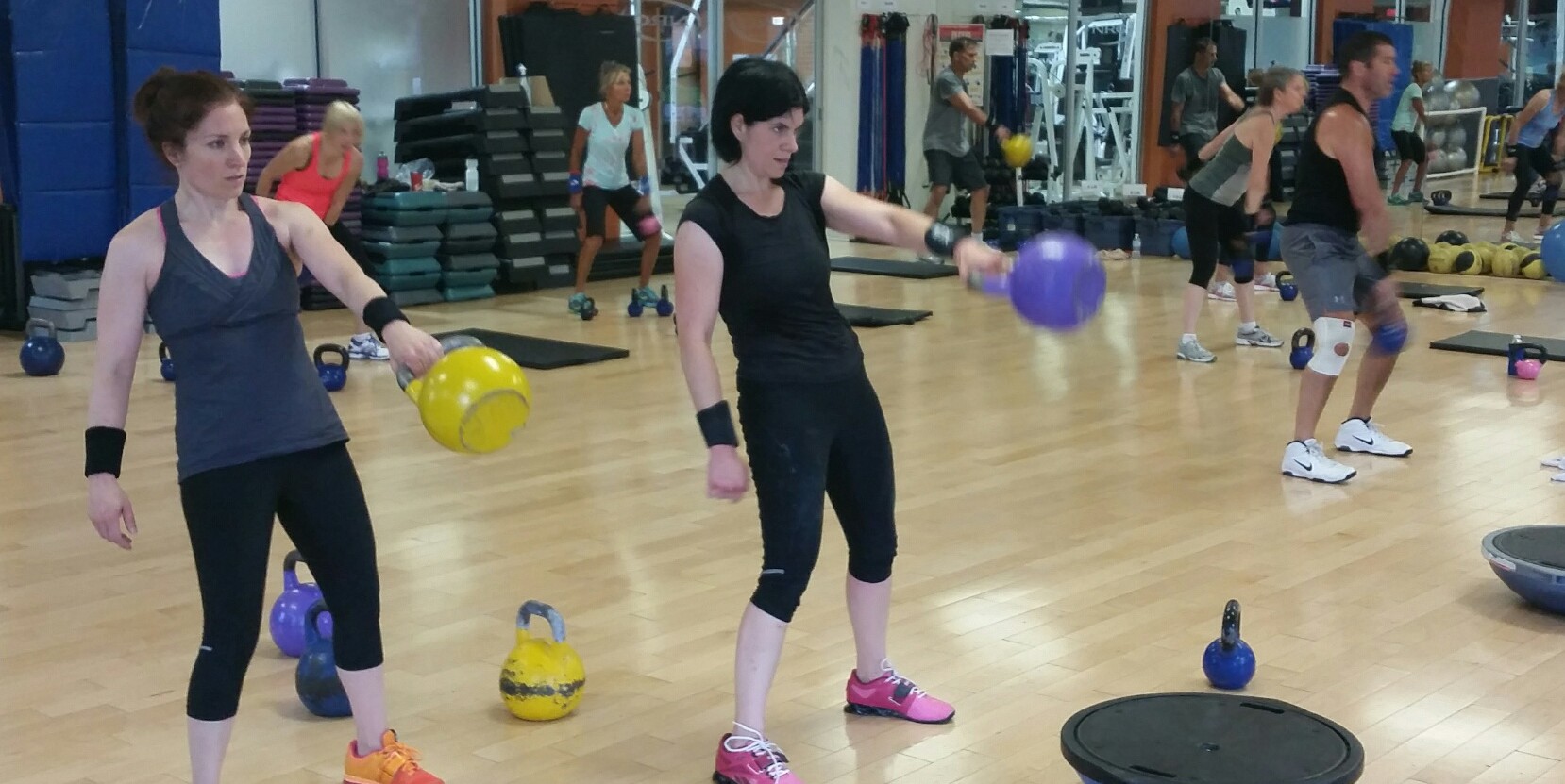 Kettlebell Fitness Class Receiving End ! (w/video's)