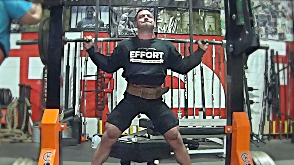 Speed Squats Wk2: 8x2 w/ 325+Avg Bands (Video)