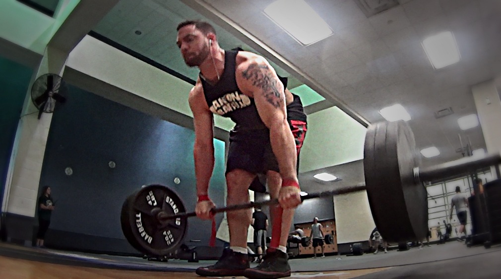 SSB Box Squats 460x3 & Straight Leg Deadlifts using Tips From Steve Goggins (Video)