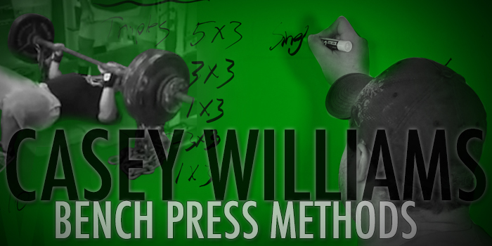 WATCH: Casey Williams' Bench Methods and 12-Week Raw Program