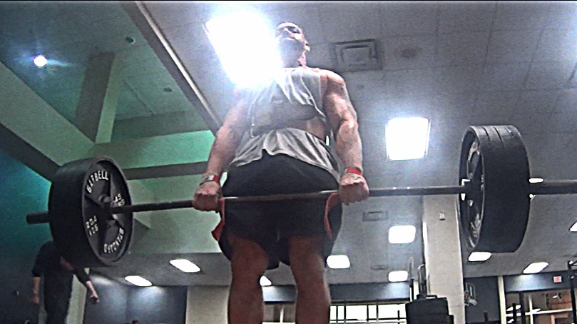 SSB Wide Stance Good Mornings 5x5 & Straight Leg Deadlift Reps w/ 405lbs (Video)