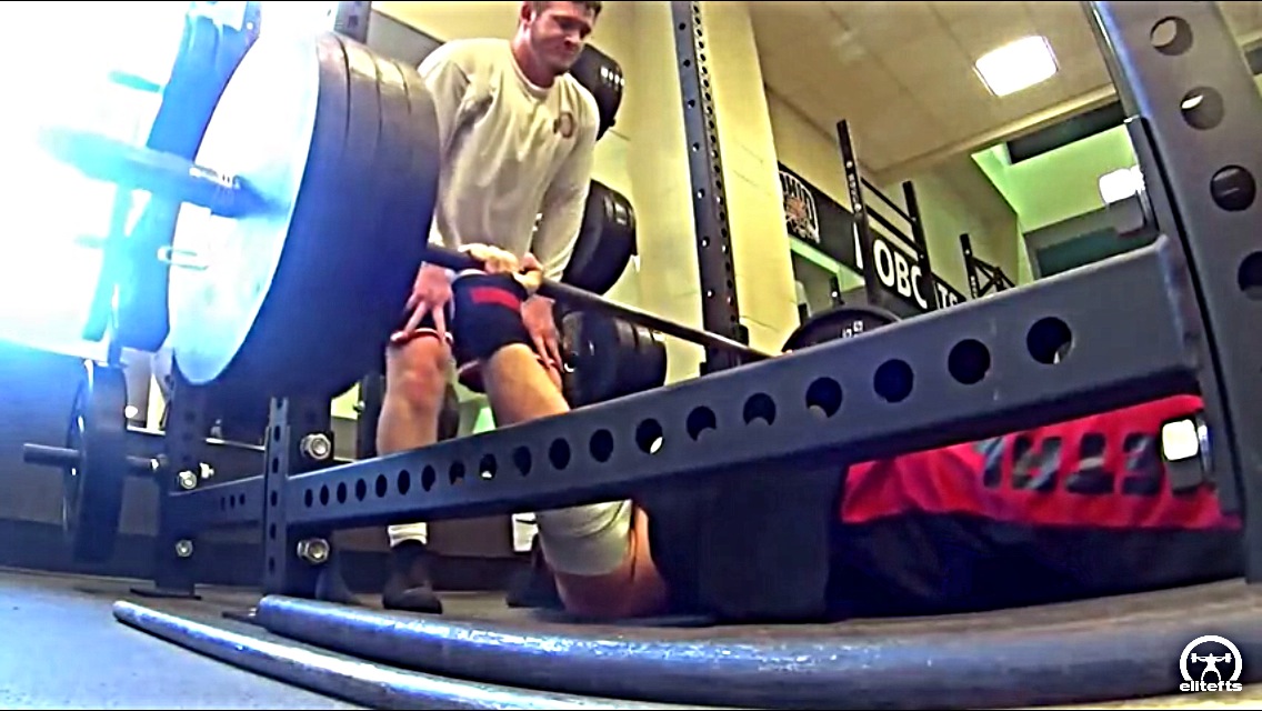 Max Effort Paused Floor Press w/ Metal Catapult up to 405x3 (Video)